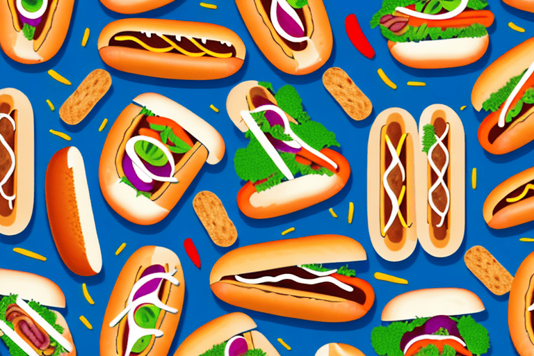 Several different types of hot dogs on a grill