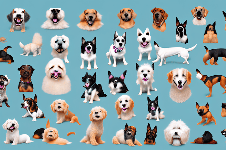 Various types of dogs