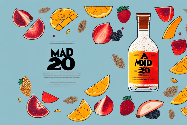 A bottle of mad dog 20/20