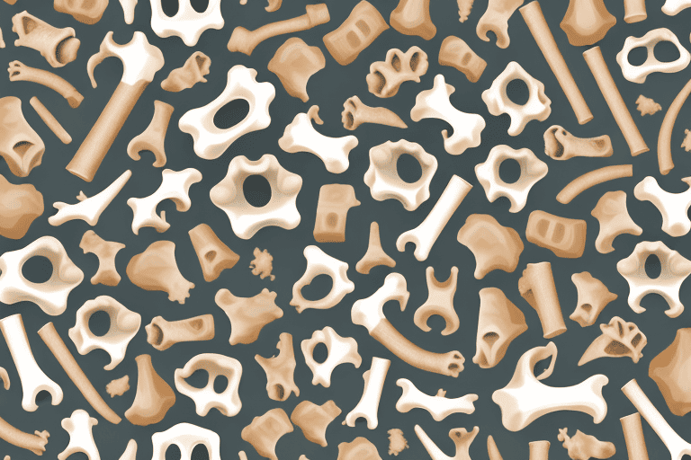 Several different types of dog bones