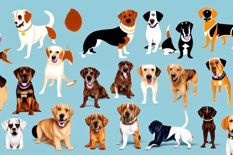 Various breeds of dogs showcasing different personalities and traits