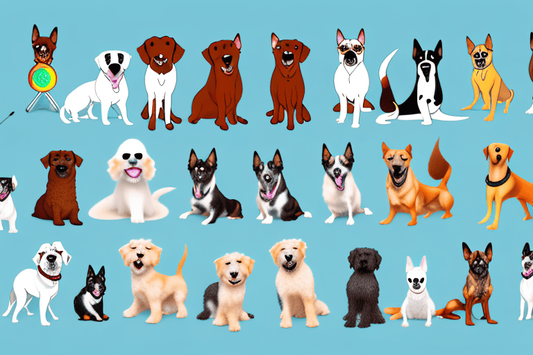 Various different types of dogs