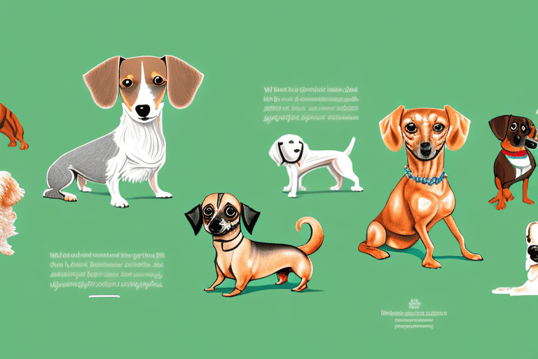 Several different dog breeds