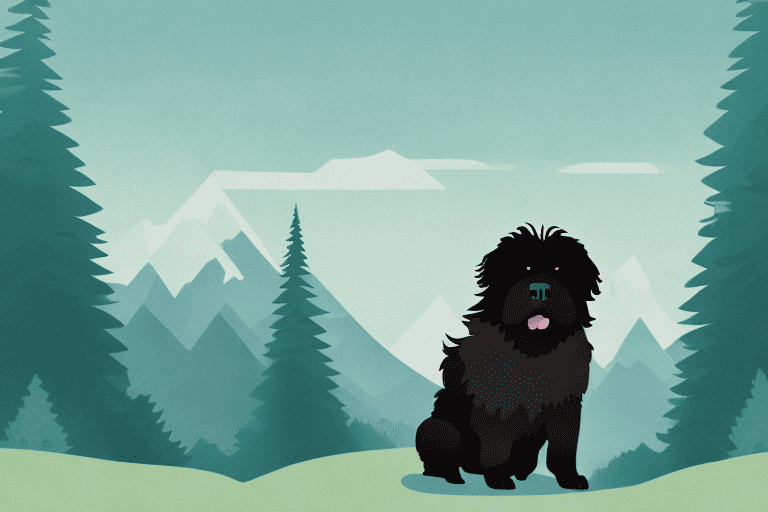 A newfoundland dog