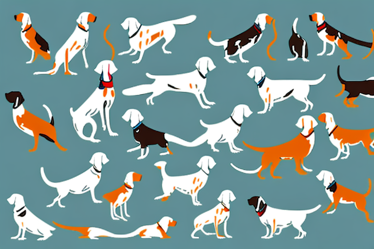 Various types of bird dogs