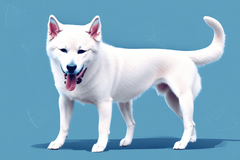 A korean jindo dog