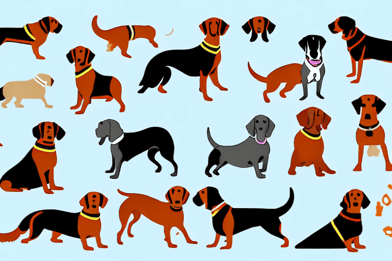 A variety of dogs