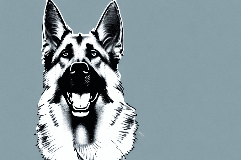 A german shepherd dog (gsd)