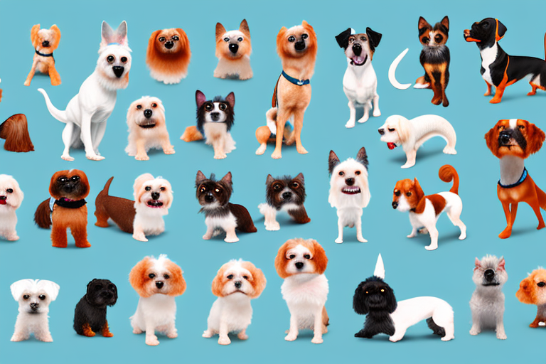 Several different types of small dog breeds