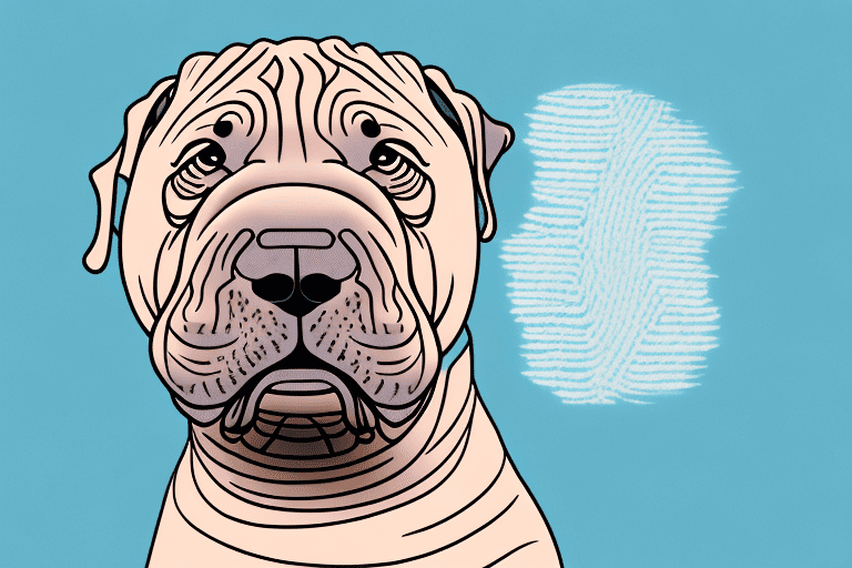 A shar pei dog