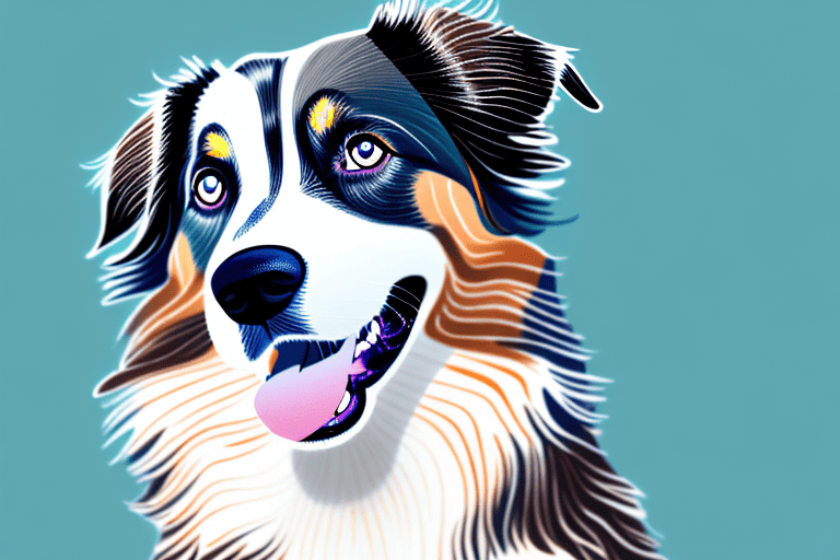 An australian shepherd dog