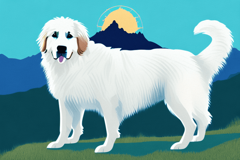 A great pyrenees dog