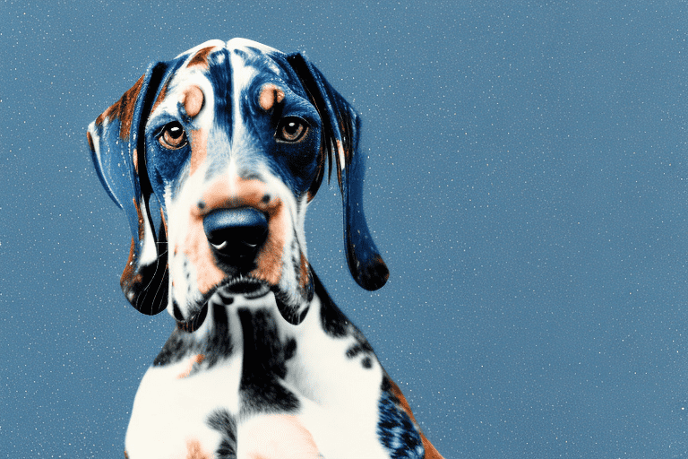 A bluetick coonhound