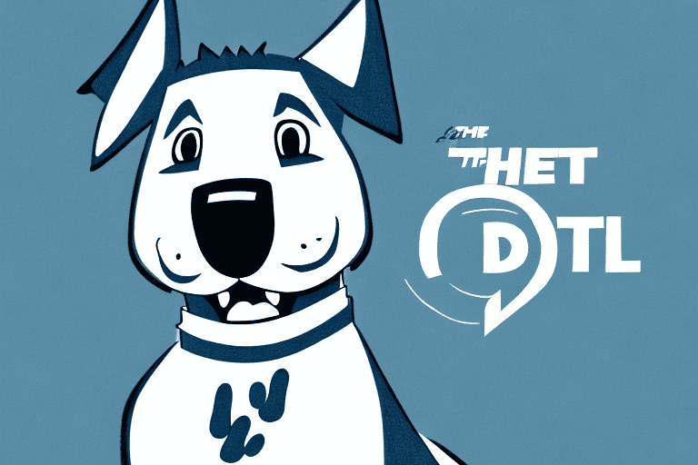 The animated dog character