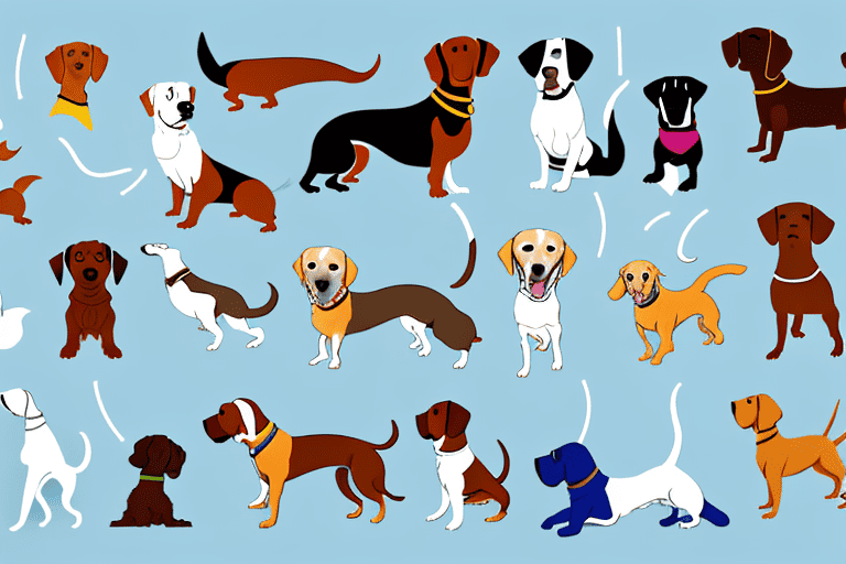 Various types of dogs