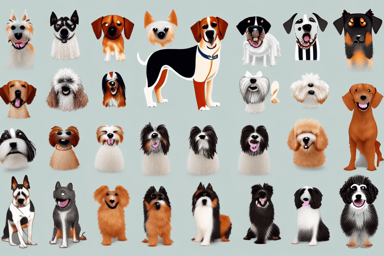 Various types of dogs