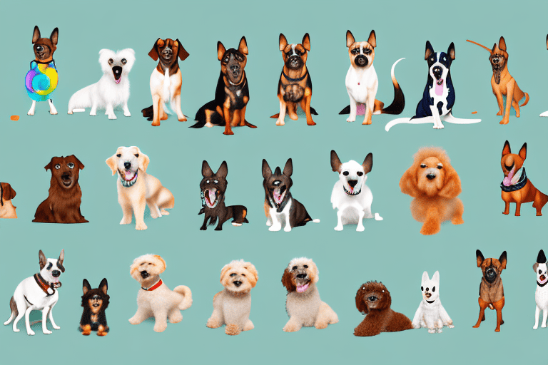 Various types of dogs