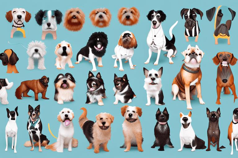 Various dog breeds