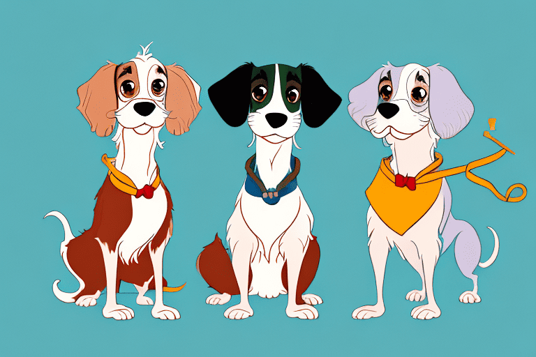 The two main dog characters from lady and the tramp