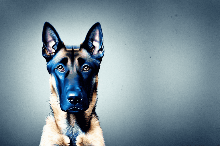 A belgian malinois dog