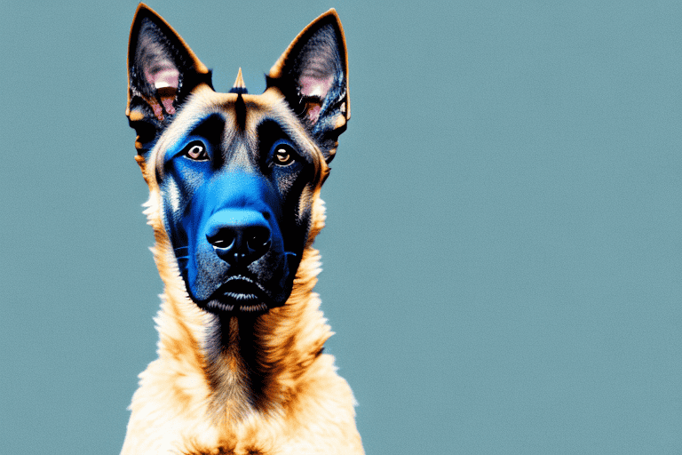 A belgian malinois dog