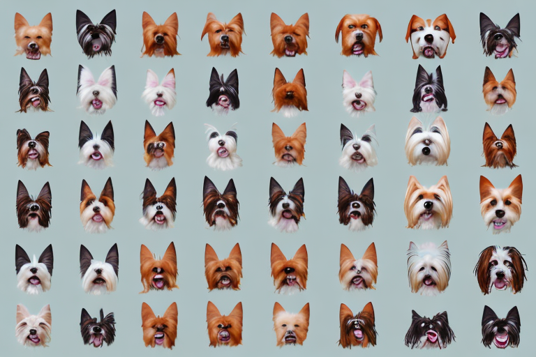 A diverse range of 100 different dog breeds