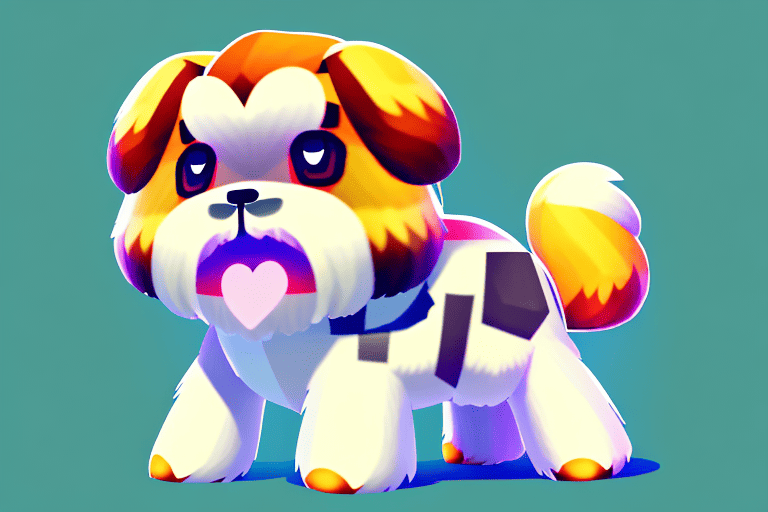 A shih tzu dog