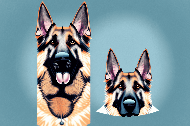 A german shepherd dog