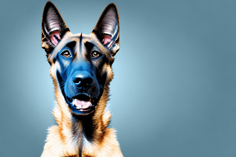 A belgian malinois dog