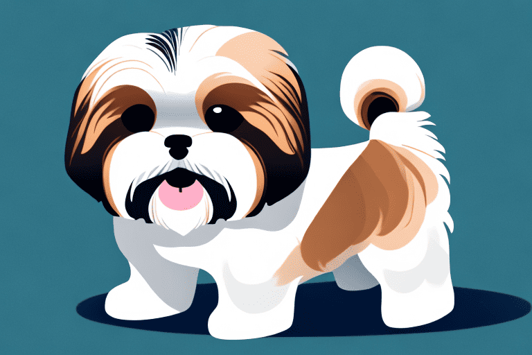 A shih tzu dog