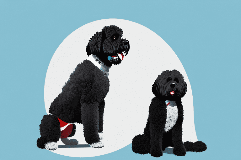 A portuguese water dog