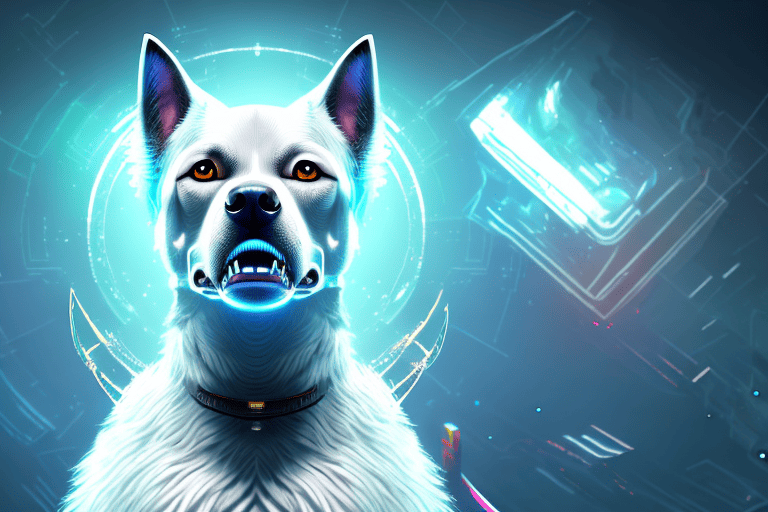 A dog that resembles the breed of sari from the game prey