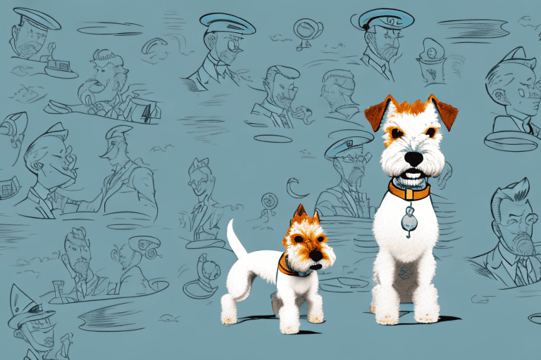 A wire fox terrier