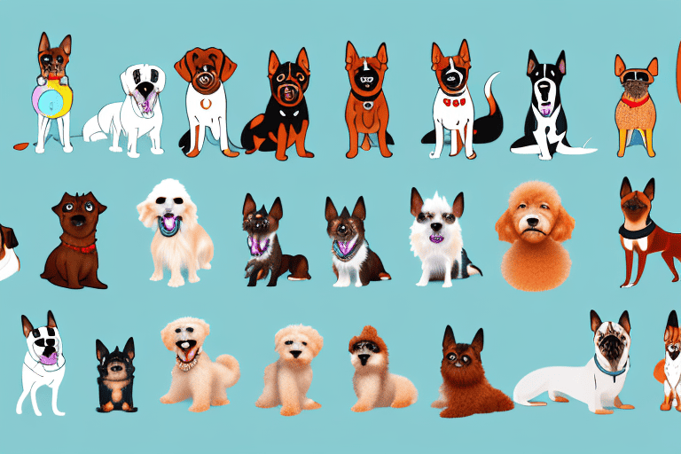 Various types of dogs