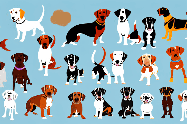 Various dog breeds exhibiting different personality traits