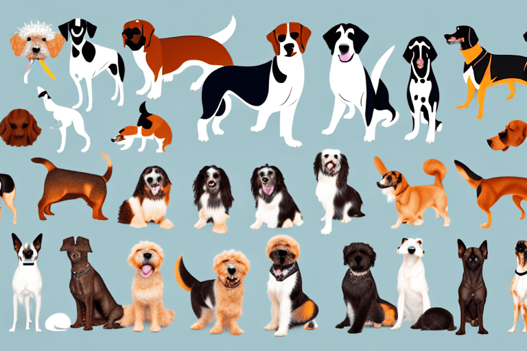 A variety of dogs