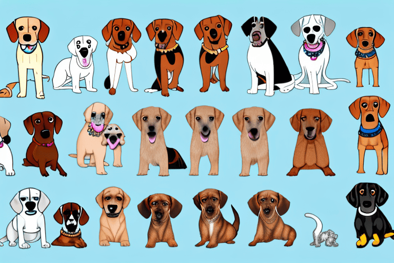 Various dog breeds showcasing different personalities and characteristics