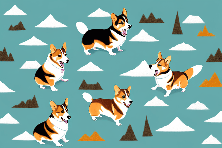 A few different corgis