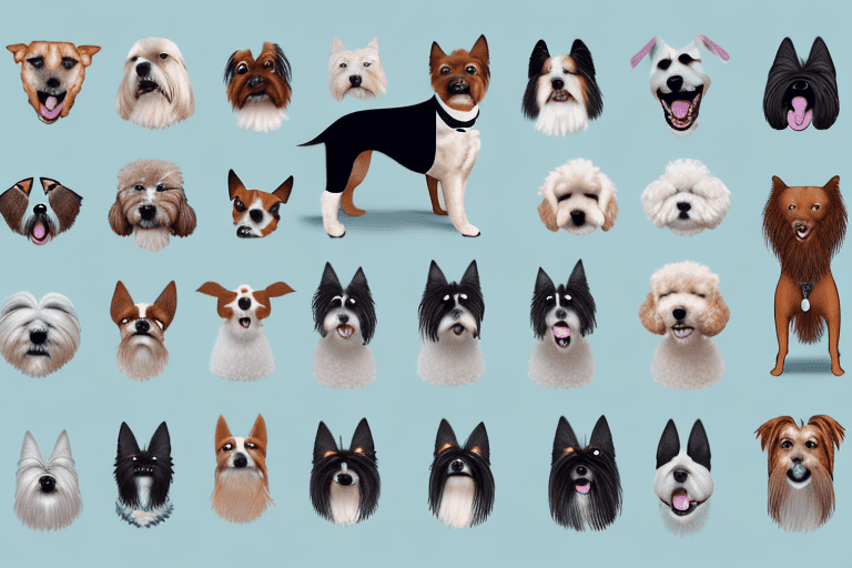 Various dog breeds with a focus on those statistically known for their aggressive tendencies