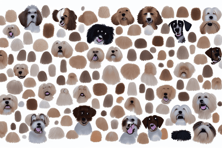 Several different dogs