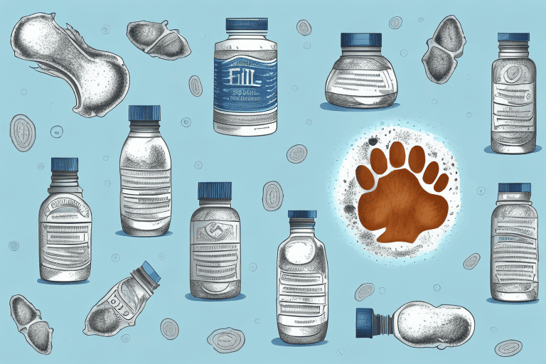 Several types of oil bottles (like fish oil