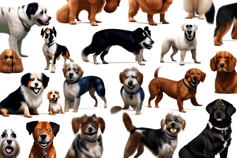 Several different breeds of dogs featured in the movie "a dog's purpose"