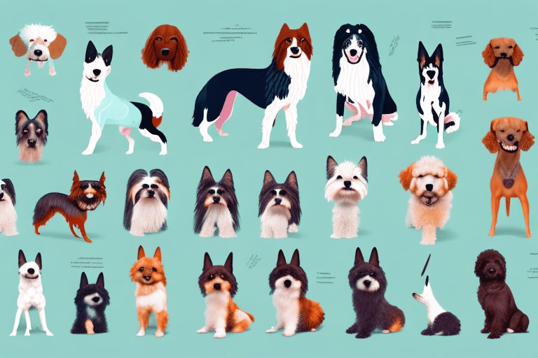 An assortment of unique and rare dog breeds