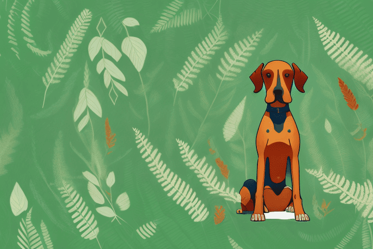 A redbone coonhound