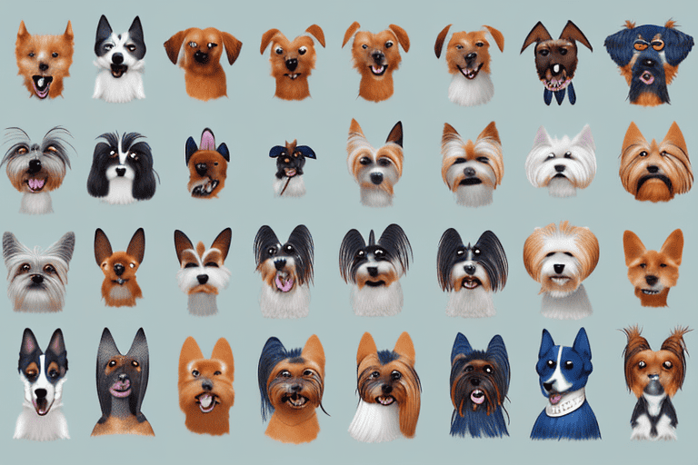 Various types of dogs