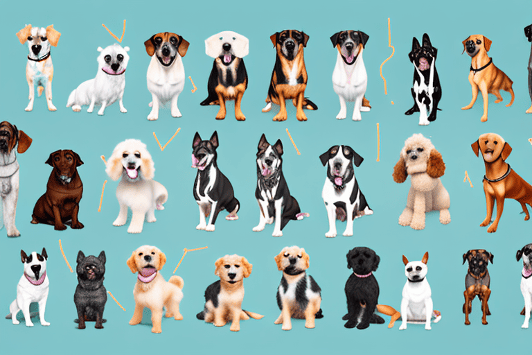 Various dog breeds