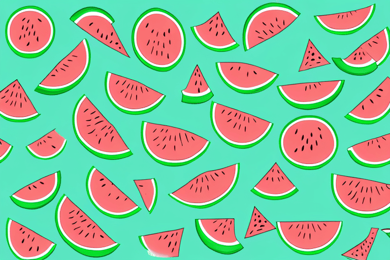 Various types of melons like watermelon