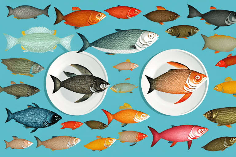 Several different types of fish on a plate