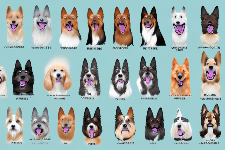 Several different types of cesar dog breeds