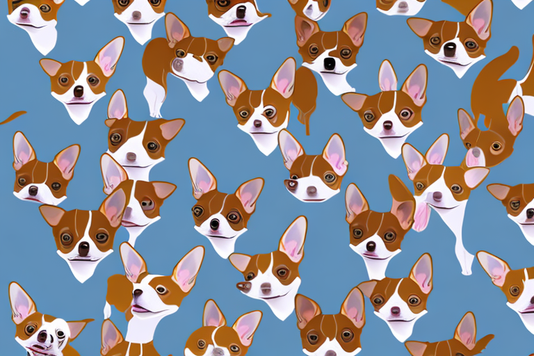 Several distinct types of chihuahuas